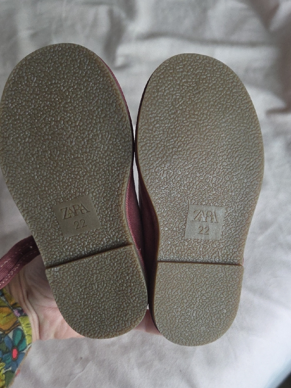 Velvet Mary Janes Dusty Rose - Picture 4 of 4